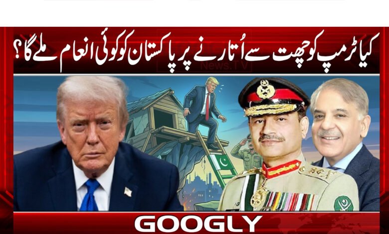 کیا ٹرمپ کو چھت سے اُتارنے پر پاکستان کو کوئی انعام ملے گا؟ 1 Will Pakistan get any reward for bringing Trump down from the roof?