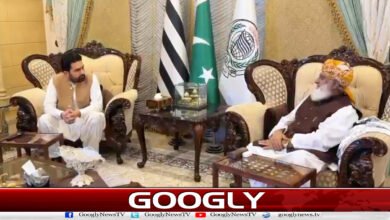 Chief Minister Sohail Afridi meets Maulana Fazlur Rehman, discusses peace and order in the province