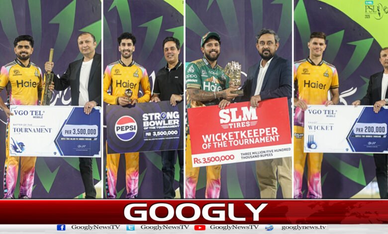 PSL 11: Which player received how much prize money?
