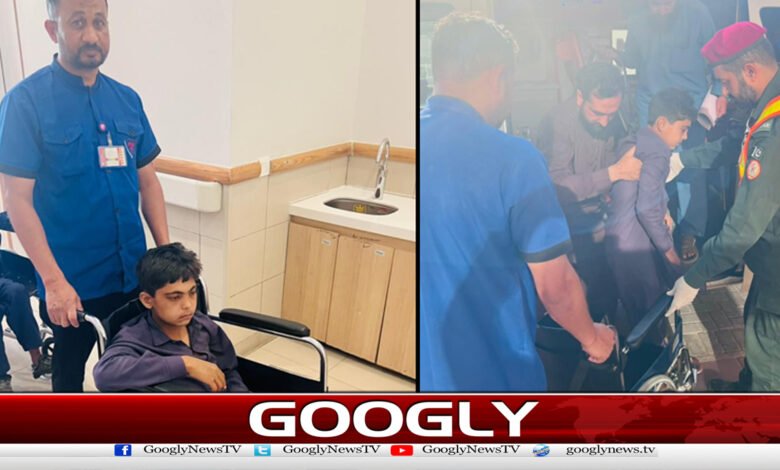 On Maryam Nawaz's instructions, 2 sick children were transferred from Chalas to Lahore by air ambulance.