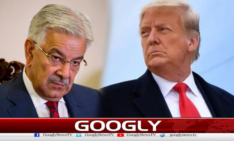 Defense Minister's prediction for US President Donald Trump's visit to Pakistan