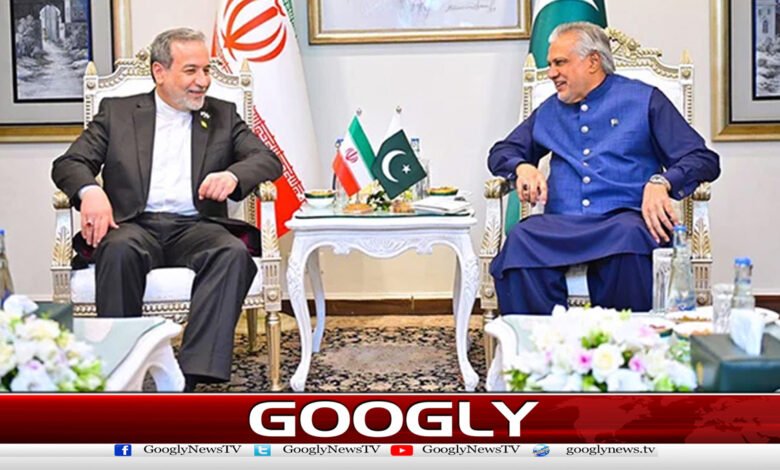 Iranian Foreign Minister calls on Ishaq Dar, discusses tense situation in the region
