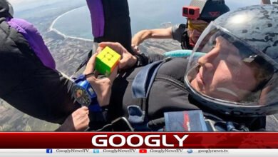 Record set for fastest Rubik's Cube solve in freefall