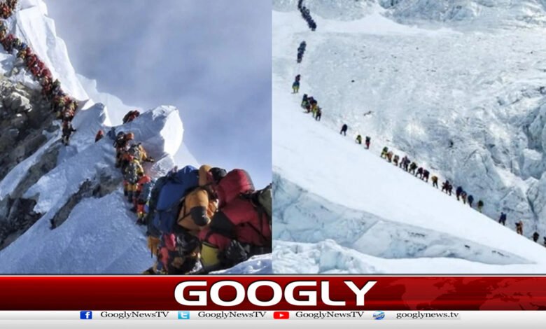 ماؤنٹ ایورسٹ سر کرنےکانیاریکارڈ بن گیا 1 Mount Everest summit record set