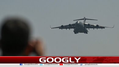 C-17 aircraft arrive in Beijing ahead of Trump's China visit