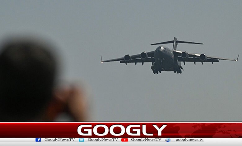 C-17 aircraft arrive in Beijing ahead of Trump's China visit