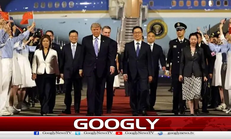 US President Trump arrives in China on official visit