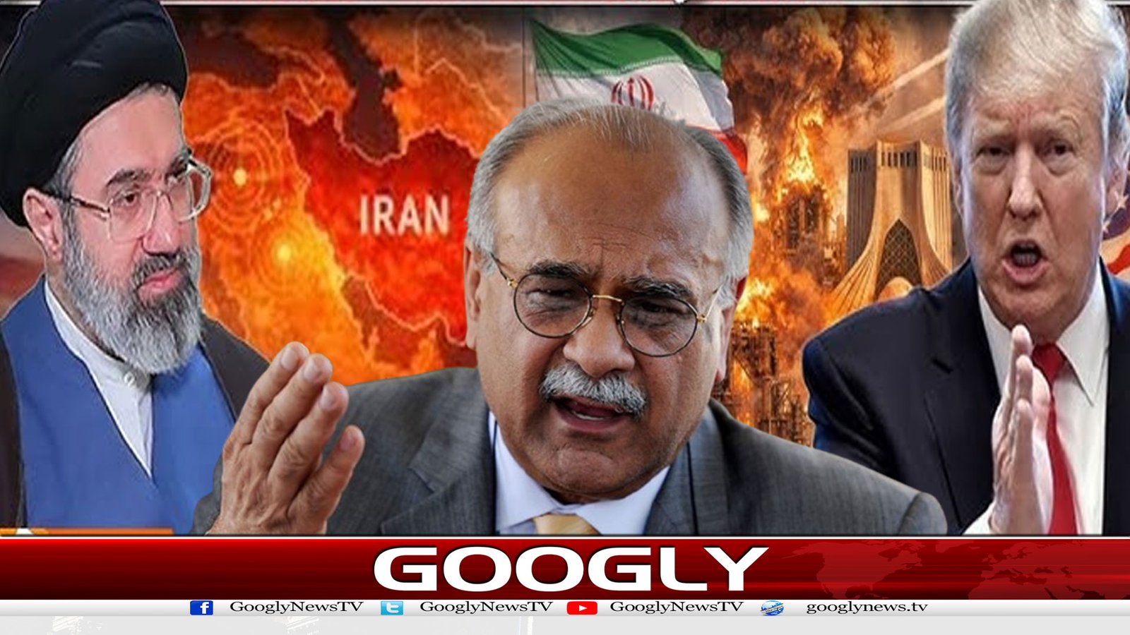 ٹرمپ ایران پر نئے حملے کیلئے تیار،نجم سیٹھی کا بڑا انکشاف