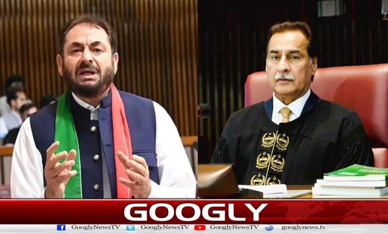 Speaker of the National Assembly suspends PTI member Iqbal Afridi
