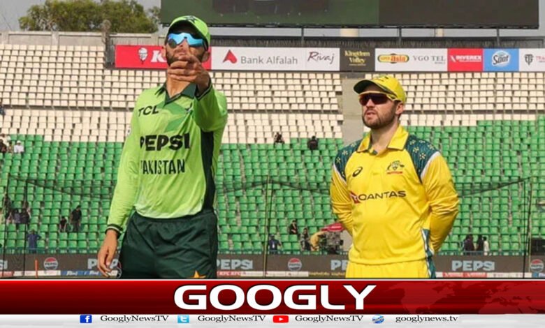 Third ODI: Australia wins toss, elects to bat against Pakistan