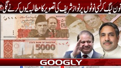 نون لیگ کرنسی نوٹوں پر نواز شریف کی تصویر کا مطالبہ کیوں کرنے لگی؟ 5 NOTE
