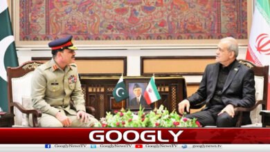 Meeting of Iranian President with Field Marshal Syed Asim Munir