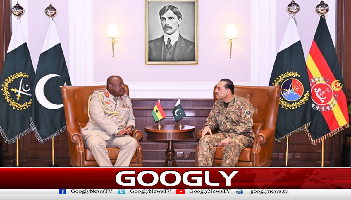 فیلڈمارشل سےگھانا کے چیف آف ڈیفنس سٹاف کی ملاقات
