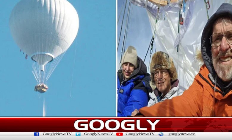 American team crosses the Atlantic Ocean in a gas balloon