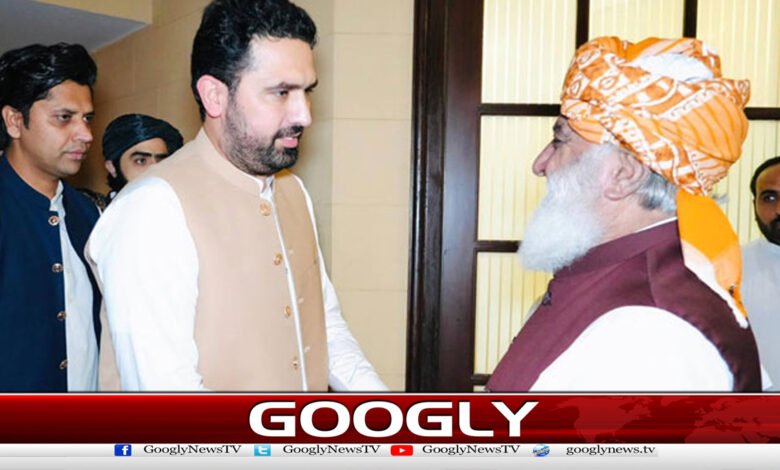 سہیل آفریدی کی جےیوآئی مرکز میں فضل الرحمان سے ملاقات 1 Sohail Afridi meets Fazlur Rehman at JUI-F headquarters