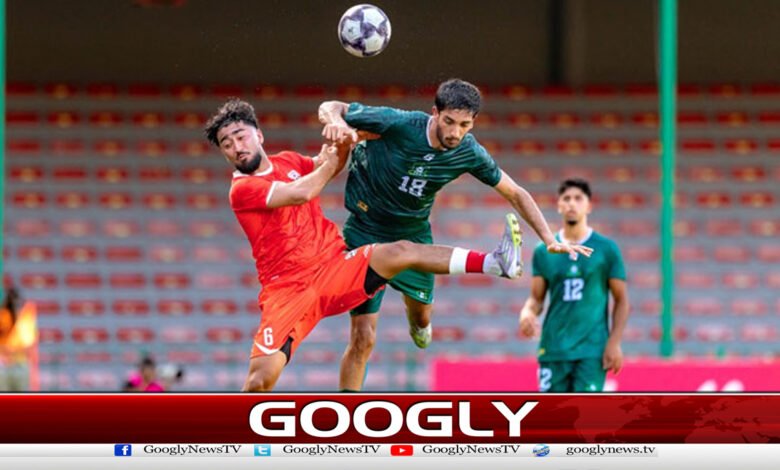 Pakistan reaches the final of the Diamond Jubilee International Football Tournament