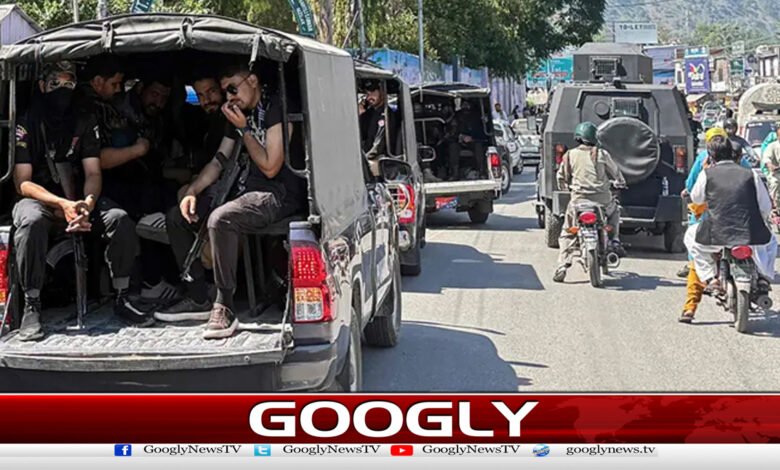 مظفرآبادسے5 مشتبہ افراد گرفتار، اسلحہ اور مواصلاتی آلات برآمد 1 5 suspects arrested from Muzaffarabad, weapons and communication equipment recovered