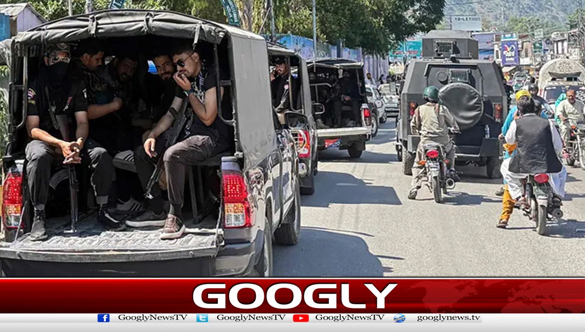 مظفرآبادسے5 مشتبہ افراد گرفتار، اسلحہ اور مواصلاتی آلات برآمد
