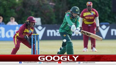 ٹی20ٹرائی سیریز،پاکستانی ویمن کامیچ بارش کے باعث روک دیاگیا 2 T20 Tri-series, Pakistan's batting continues against West Indies Women