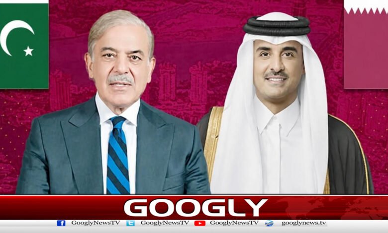 Shahbaz Sharif's telephonic contact with the Emir of Qatar invited him to visit Pakistan