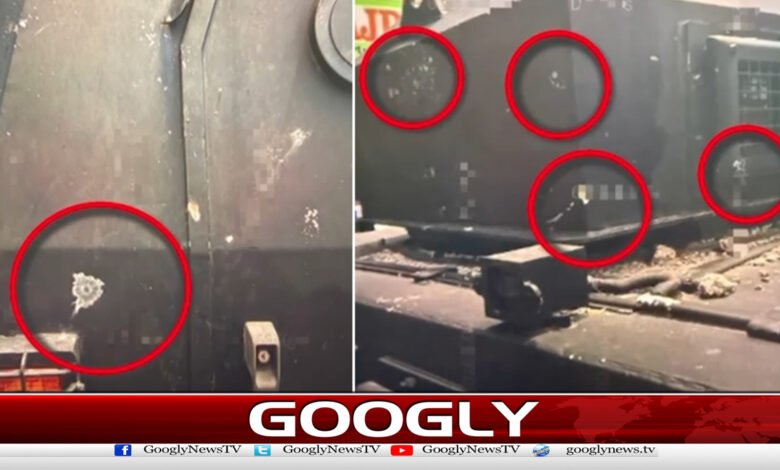 Rawalakot: Members of the Prohibited Action Committee opened indiscriminate fire on police armoured vehicles