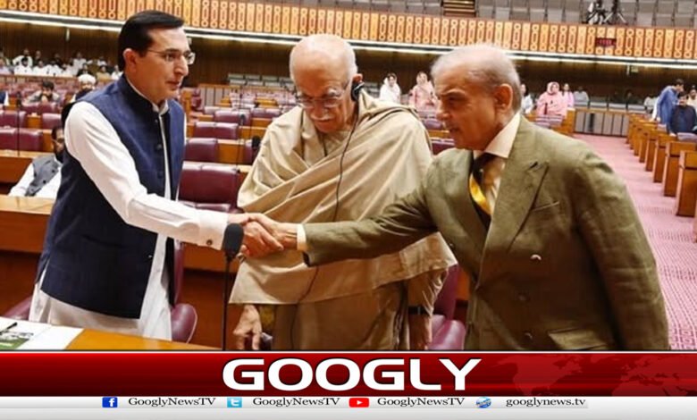 وزیراعظم شہبازشریف نے اپوزیشن کوکھری کھری سنادیں 1 Shahbaz Sharif announced the update.