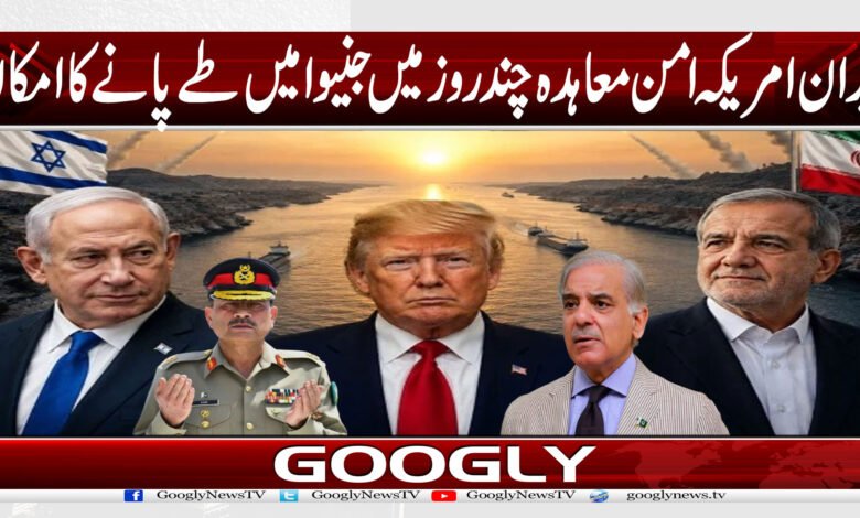 ایران امریکہ امن معاہدہ چند روز میں جنیوا میں طے پانے کا امکان 1 website Googly 130