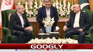 صدرمملکت سے ایرانی ہم منصب کی ملاقات،باہمی امورپرتبادلہ خیال 5 Meeting of the Iranian counterpart with the President of the country, discussion on mutual issues