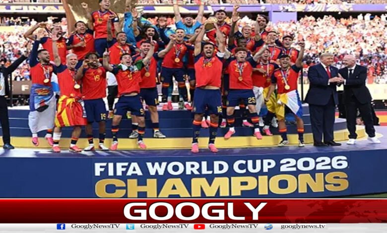 سپین نے ارجنٹینا کو 0-1 سے شکست دے کر دوسری مرتبہ فیفا ورلڈ کپ کا ٹائٹل جیت لیا 1 Spain defeated Argentina 1-0 to win the FIFA World Cup title for the second time.