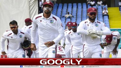 پہلا ٹیسٹ : پاکستان کے خلاف ویسٹ انڈیز کی بیٹنگ جاری 2 First Test: West Indies win toss and decide to bat against Pakistan.