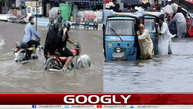 Torrential rain causes urban flooding in Lahore; several areas submerged.