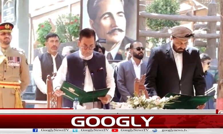Amjad Hussain, the newly elected Chief Minister of Gilgit-Baltistan, has taken the oath of office.
