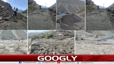 ضلع دیامر : سیلابی ریلوں سے تباہی، شاہراہِ قراقرم بند 5 Diamer District: Devastation caused by floodwaters; Karakoram Highway closed.