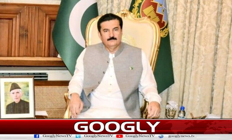 India is using Maulana Fazlur Rehman's statement for propaganda: Governor of Khyber Pakhtunkhwa.