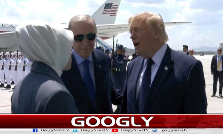 نیٹو سربراہی اجلاس، امریکی صدر ٹرمپ ترکیے پہنچ گئے 1 NATO Summit: US President Trump has arrived in Turkey.