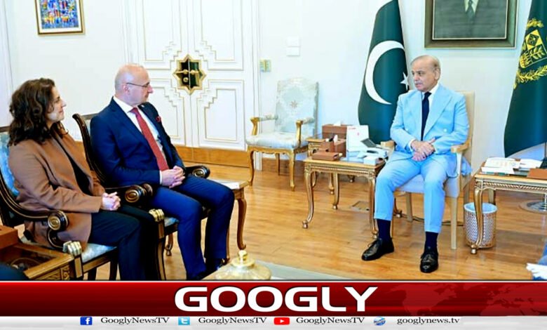 وزیراعظم سے کروشین وزیر خارجہ کی ملاقات 1 Mohsin Naqvi meets UN Secretary-General António Guterres.