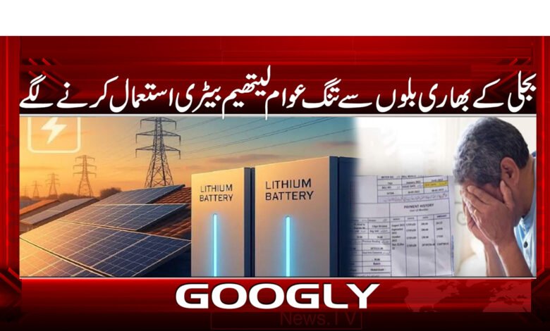 Fed up with exorbitant electricity bills, the public has started using lithium batteries.