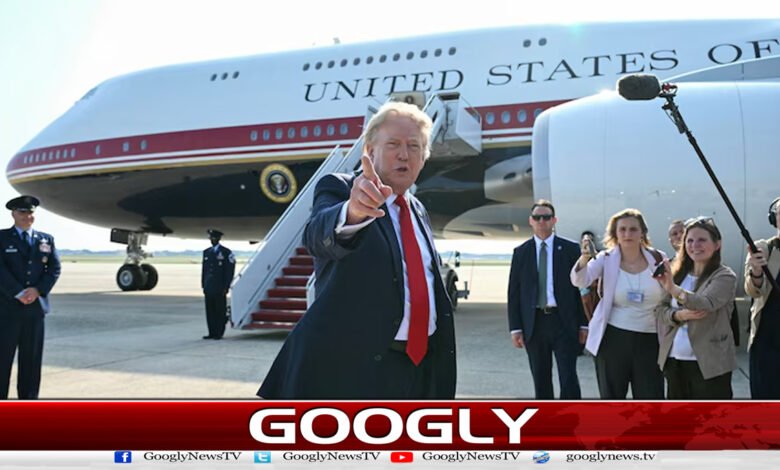 Why did Trump not travel in the plane provided by Qatar upon his return from Türkiye?