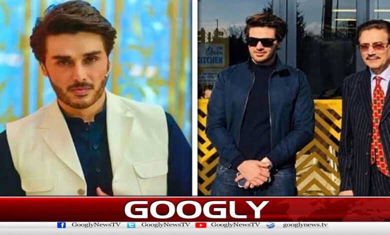Actor Ahsan Khan's father meets Khaliq Haqiqi