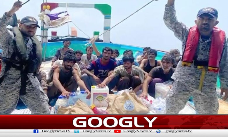 Pakistan Navy conducts successful rescue operation in North Arabian Sea, saves 19 fishermen