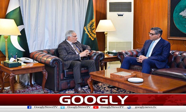 Ishaq Dar meets British High Commissioner, discusses regional situation