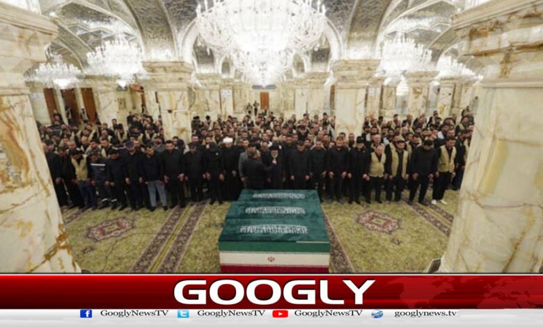 ایرانی سپریم لیڈر کی نجف میں روزہ حضرت علیؓ پر نمازِ جنازہ ادا 1 Iranian Supreme Leader leads funeral prayer for Hazrat Ali (RA) in Najaf