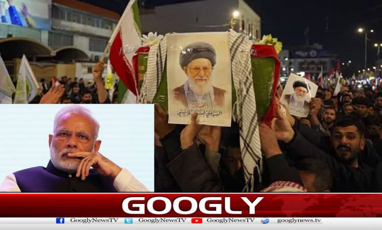 Criticism in India over Modi's absence from Khamenei's funeral