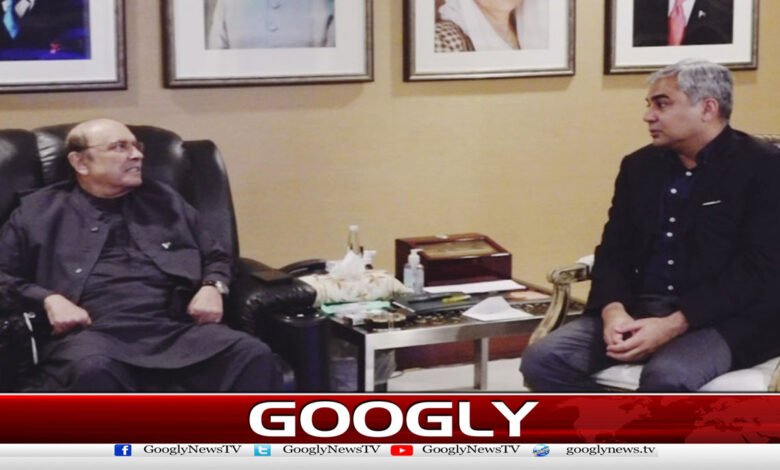 Mohsin Naqvi meets President Zardari, discusses security and political situation