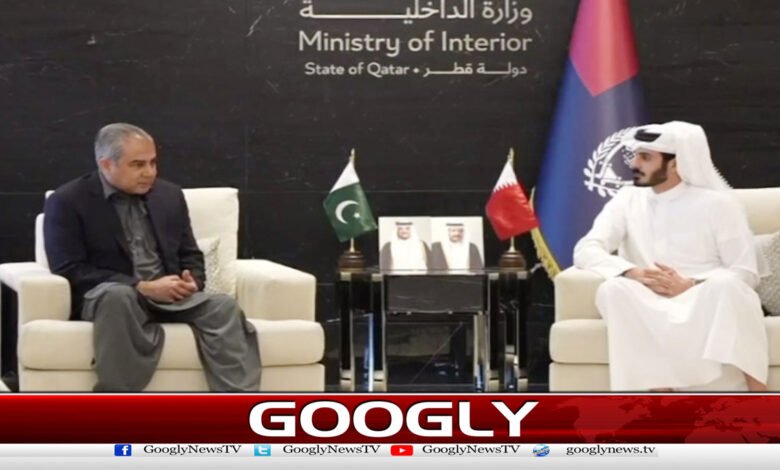 Mohsin Naqvi meets Qatari counterpart, agrees to increase bilateral cooperation