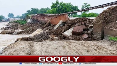 Lahore-Faisalabad train service suspended after floodwaters wash away railway tracks