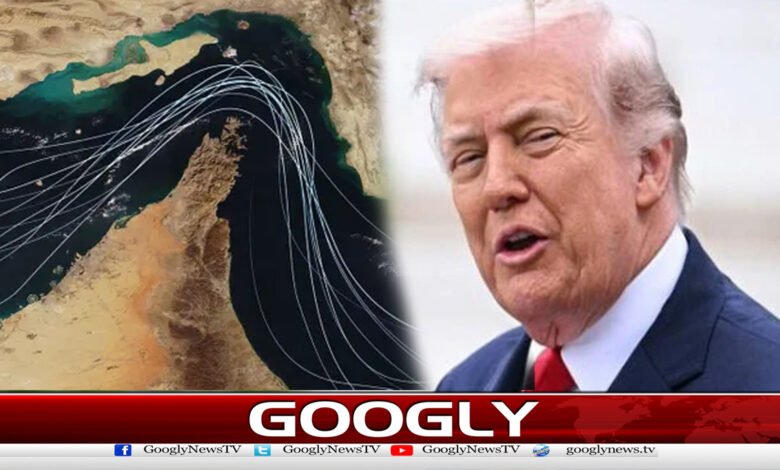 Donald Trump announces re-blockade of the Strait of Hormuz.