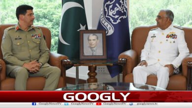 Strategic Command Commander General Amir Raza holds meetings at Naval and Air Headquarters.
