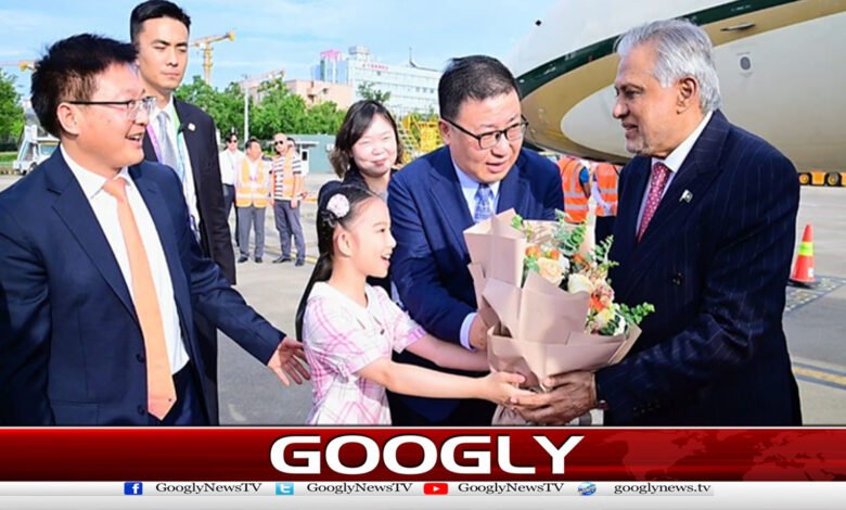 Deputy Prime Minister Ishaq Dar has arrived in China.