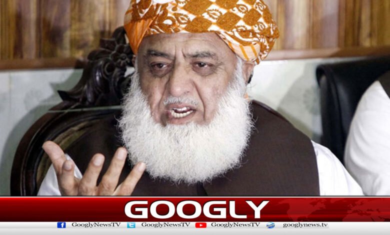 Court summons Maulana Fazlur Rehman over speech regarding the army.